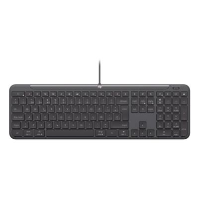 4. Logitech 920-013343 klawiatura Dołączona myszka Dom/Biuro USB QWERTZ Niemiecki Grafitowy