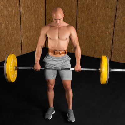 15. PA3998 BROWN ROZM. XXL PAS DO ĆWICZEŃ SIŁOWYCH HMS