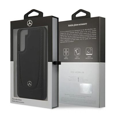 8. Etui Mercedes Leather Urban Line na Samsung Galaxy S22+ - czarne