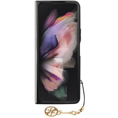 10. Etui Guess 4G Charms Collection na Samsung Galaxy Z Fold 5 - brązowe