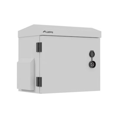 SZAFA RACK WISZĄCA 10" HERMETYCZNA IP55 MONTAŻ NA ŚCIANIE/SŁUPIE 320X220X300 SZARA LANBERG (ZŁOŻONA)
