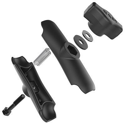 4. RAM MOUNT ramię montażowe o dł. 9.37 cm RAM-B-201U