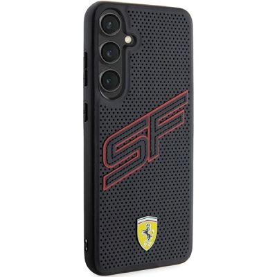 4. Etui Ferrari Big SF Perforated na Samsung Galaxy S24 - czarne