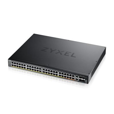 7. Switch Zyxel XGS2220-54FP 54p PoE (PoE+: 40;PoE++: 10) 960W Managed Gigabit/10G