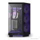 3. NZXT OBUDOWA KOMPUTEROWA NZXT H6 FLOW RGB MIDI TOWER Z OKNEM CZARNA