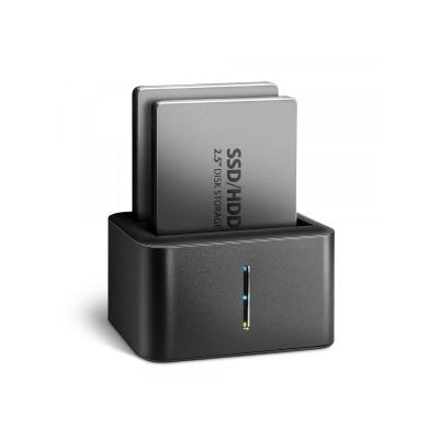 Axagon ADSA-D25 stacja dokująca do dysków twardych USB 3.2 Gen 1 (3.1 Gen 1) Type micro-B Czarny