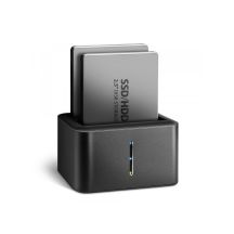 Axagon ADSA-D25 stacja dokująca do dysków twardych USB 3.2 Gen 1 (3.1 Gen 1) Type micro-B Czarny