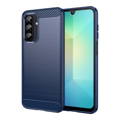 Etui silikonowe Carbon Case do Samsung Galaxy A26 - niebieskie