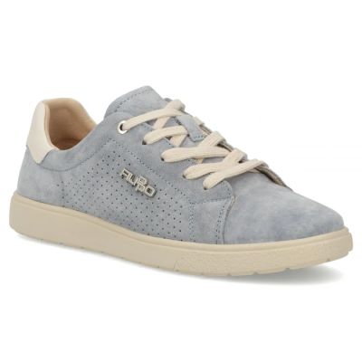 Skórzane półbuty damskie niebieskie Filippo DP6738