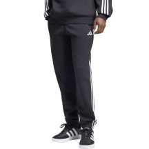 Spodnie męskie adidas Essentials 3-Stripes Fleece Tapered Cuffed czarne KY6526
