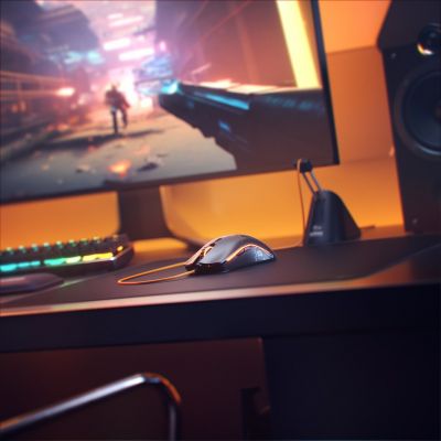 6. GLORIOUS MYSZ PC RACE MODEL O GAMING BLACK MATOWA