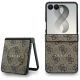 Etui Guess 4G Classic MagSafe na Samsung Galaxy Z Flip 8 - brązowe