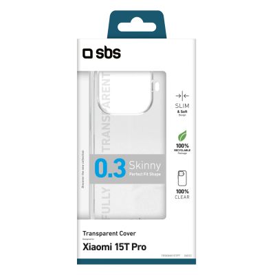 2. Etui SBS Skinny Cover na Xiaomi 15T Pro - przezroczyste
