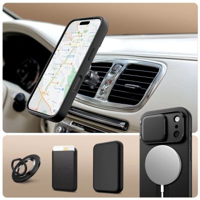 3. Etui Tech-Protect Kevlar Aura MagSafe na iPhone 17 Pro - czarne
