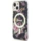 2. Etui Guess Flower MagSafe na iPhone 14 - czarne