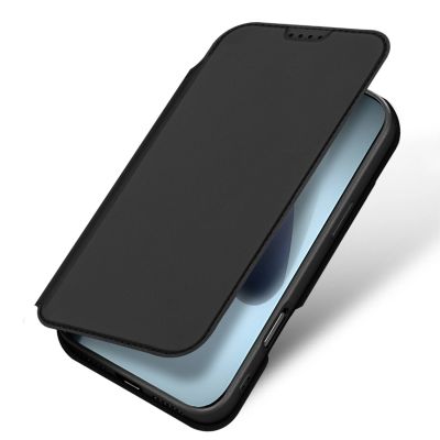 6. Etui Dux Ducis Skin Pro na iPhone 17 z klapką i miejscem na kartę - czarne