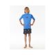3. Lycra RIP CURL Brand Wave Upf S/S-Boy niebieski