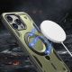 4. Etui Hybrid Armor Trendy z MagSafe na iPhone 16 Pro Max - zielone