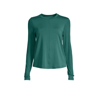 4. Koszulka CASALL Delight Crew Neck Long Sleeve zielony