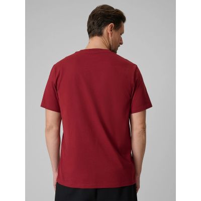 2. T-shirt regular z nadrukiem męski 4F 4FRSS26TTSHM3989-10S