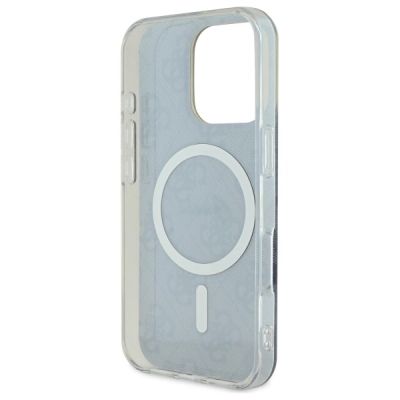 7. Etui Guess IML 4G MagSafe na iPhone 16 Pro - czarne