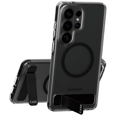 3. Etui CARE by PanzerGlass Urban Explorer Transparent w. Black Qi na Samsung Galaxy S26 Ultra - przezroczyste