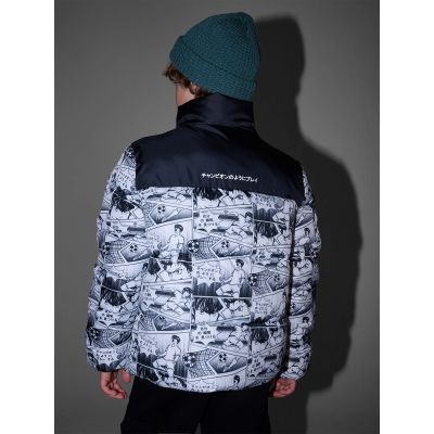 6. Kurtka puchowa z wypełnieniem syntetycznym chłopięca 4F 4FJRAW25TDJAM0749-10A