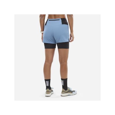 6. Szorty damskie MILLET Intense 2In1 Short W niebieskie