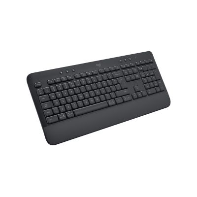 Logitech Signature K650 klawiatura Biuro Bluetooth QWERTY Amerykański międzynarodowy Grafitowy
