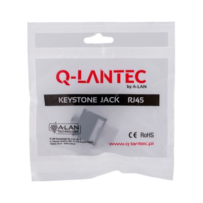 4. Q-LANTEC Moduł keystone RJ45 beznarzędziowy UTP kat.6