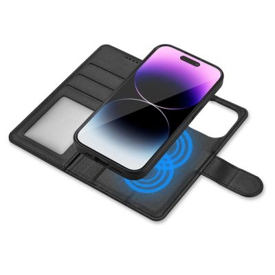 6. Etui Tech-Protect Wallet MagSafe na iPhone 12 / 12 Pro - czarne