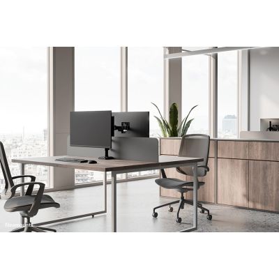 16. Uchwyt biurkowy do monitorów 10-32 cali Neomounts DS60-600BL1
