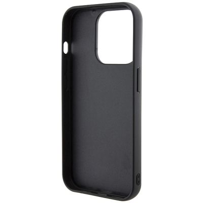 7. Etui Karl Lagerfeld Gripstand Saffiano Karl&Choupette Pins na iPhone 14 Pro - czarne