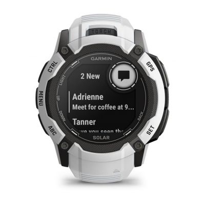 9. Zegarek Garmin Instinct 2X Solar Whitestone
