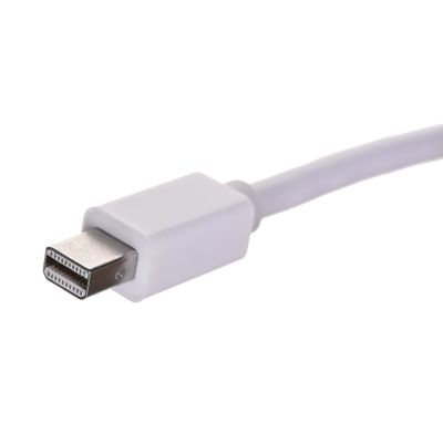 2. Adapter SAVIO cl-57 (Mini DisplayPort M - HDMI F; 0,10m; kolor biały)