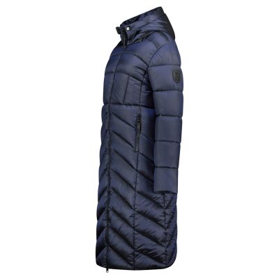 4. Kurtka damska Geographical Norway BLANCHE LONG NAVY DB LADY 0116 NAVY (WZ5476F/GN-MARINE)