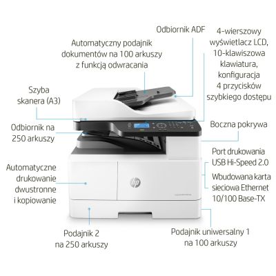 2. Urządzenie wielofunkcyjne HP LaserJet M443nda