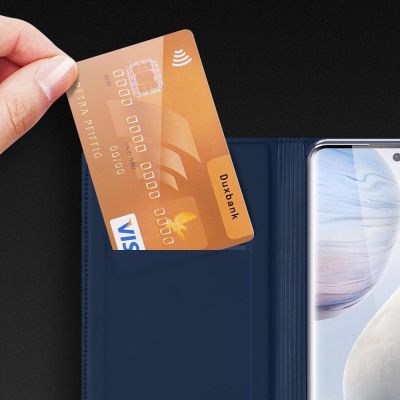 15. Dux Ducis Skin Pro kabura etui pokrowiec z klapką Vivo X60 czarny