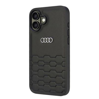 2. Etui Audi Synthetic Leather na iPhone 16 Plus 6.7" - czarne