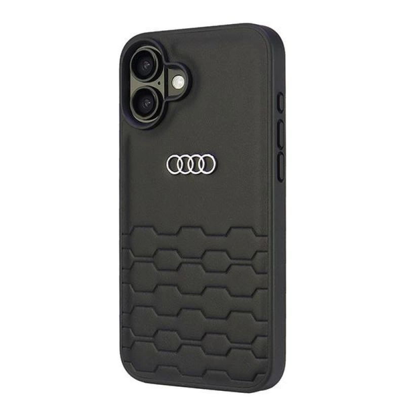 2. Etui Audi Synthetic Leather na iPhone 16 Plus 6.7" - czarne
