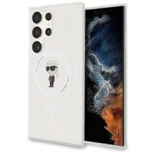 Etui Karl Lagerfeld IML Ikonik MagSafe na Samsung Galaxy S24 Ultra - przezroczyste