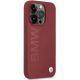 4. Etui BMW Silicone Big Logo MagSafe na iPhone 15 Pro - czerwone