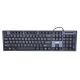 2. Zestaw klawiatura + mysz IBOX IKMS606 (USB 2.0; (US); kolor czarny; optyczna; 800 DPI)