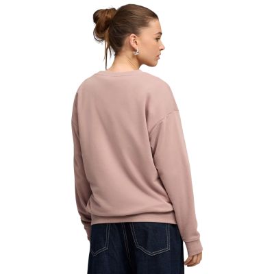 4. Bluza damska Puma ESS Small No.11 Logo Relaxed Crew różowa 684975 88