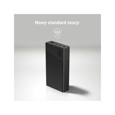13. GREEN CELL POWERBANK POWERPLAY 20S BIAŁY 20000MAH 22,5W 3X USB-C PD 1X USB-A