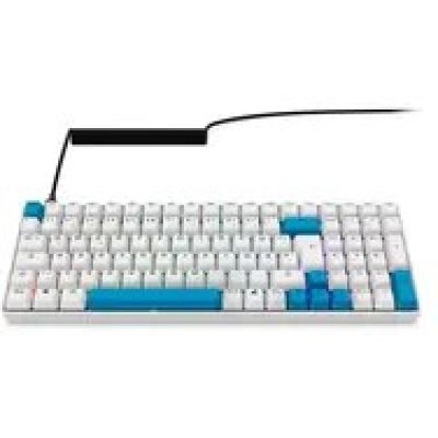 2. Klawiatura gamingowa Sharkoon Skiller SGK50S2 PBT biało-żółta RGB