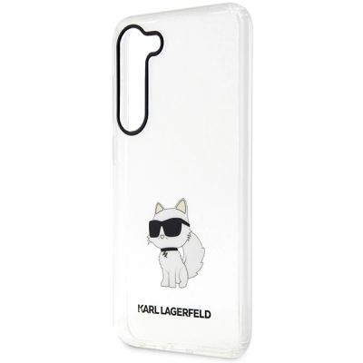 6. Etui Karl Lagerfeld Ikonik Choupette na Samsung Galaxy S23 - przezroczyste