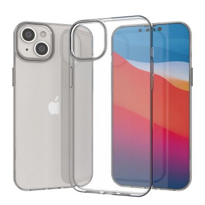 4. Żelowy pokrowiec etui Ultra Clear 0.5mm iPhone 14 Plus przezroczysty