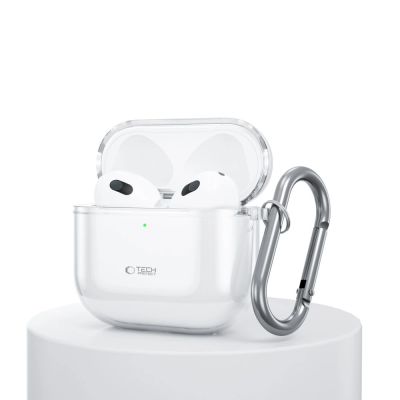 4. Etui Tech-Protect FLEXAir na Apple AirPods 4 - przezroczyste