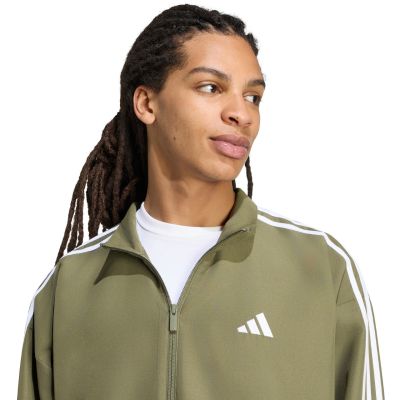 6. Dres męski adidas 3-Stripes Woven oliwkowy KY2300